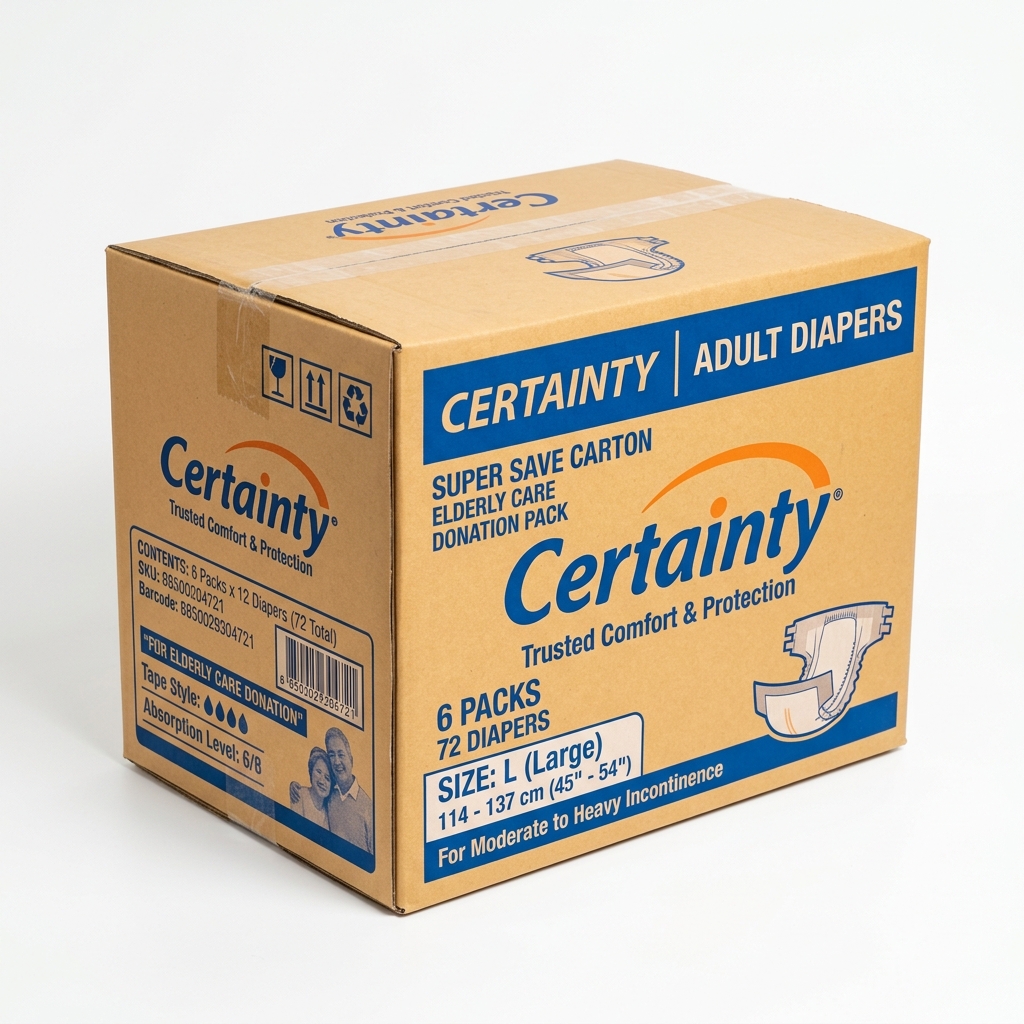 ผ้าอ้อมผู้ใหญ่ Certainty ซุปเปอร์เซฟ ยกลัง 96 ชิ้น